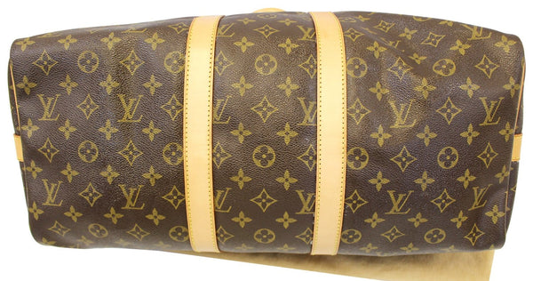 LOUIS VUITTON Monogram Keepall 45 Bandouliere Duffle Travel Bag