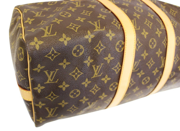 LOUIS VUITTON Monogram Keepall 45 Bandouliere Duffle Travel Bag