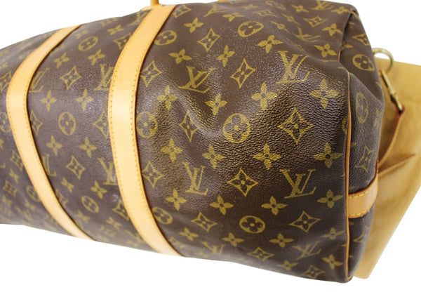 LOUIS VUITTON Monogram Keepall 45 Bandouliere Duffle Travel Bag