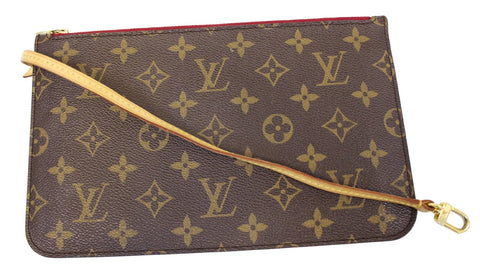 LOUIS VUITTON Monogram Canvas Pochette Pouch For Neverfull