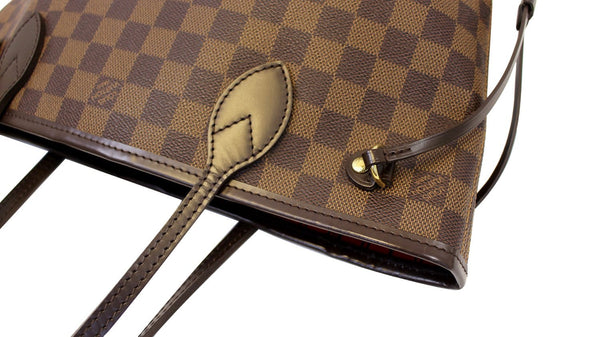 LOUIS VUITTON Damier Ebene Neverfull PM Tote Shoulder Bag