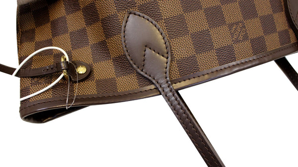 LOUIS VUITTON Damier Ebene Neverfull PM Tote Shoulder Bag