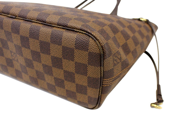 LOUIS VUITTON Damier Ebene Neverfull PM Tote Shoulder Bag