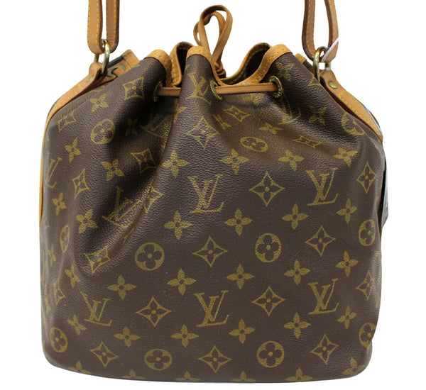 LOUIS VUITTON Monogram Brown Petit Noe Shoulder Bag