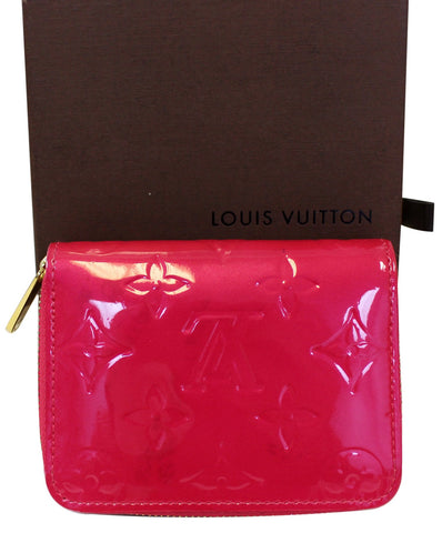 LOUIS VUITTON Vernis Leather Rosepop Zippy Coin Purse