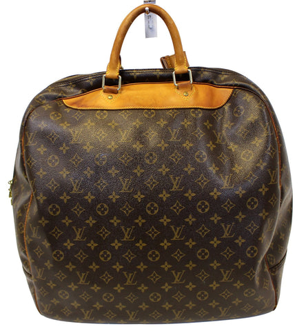 LOUIS VUITTON Monogram Evasion Brown Boston Travel Bag