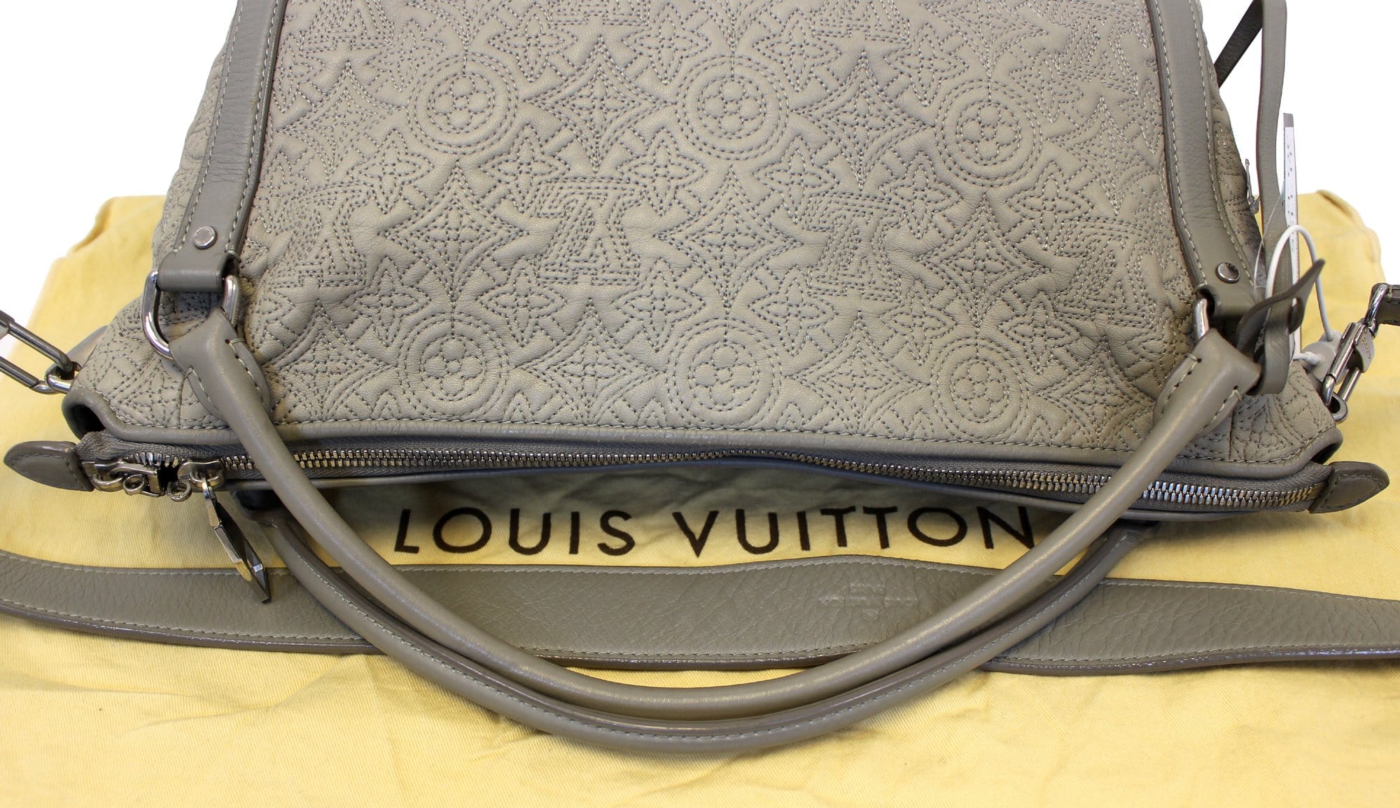 Louis Vuitton Brown Monogram Antheia Suede Ixia PM Bag Louis Vuitton
