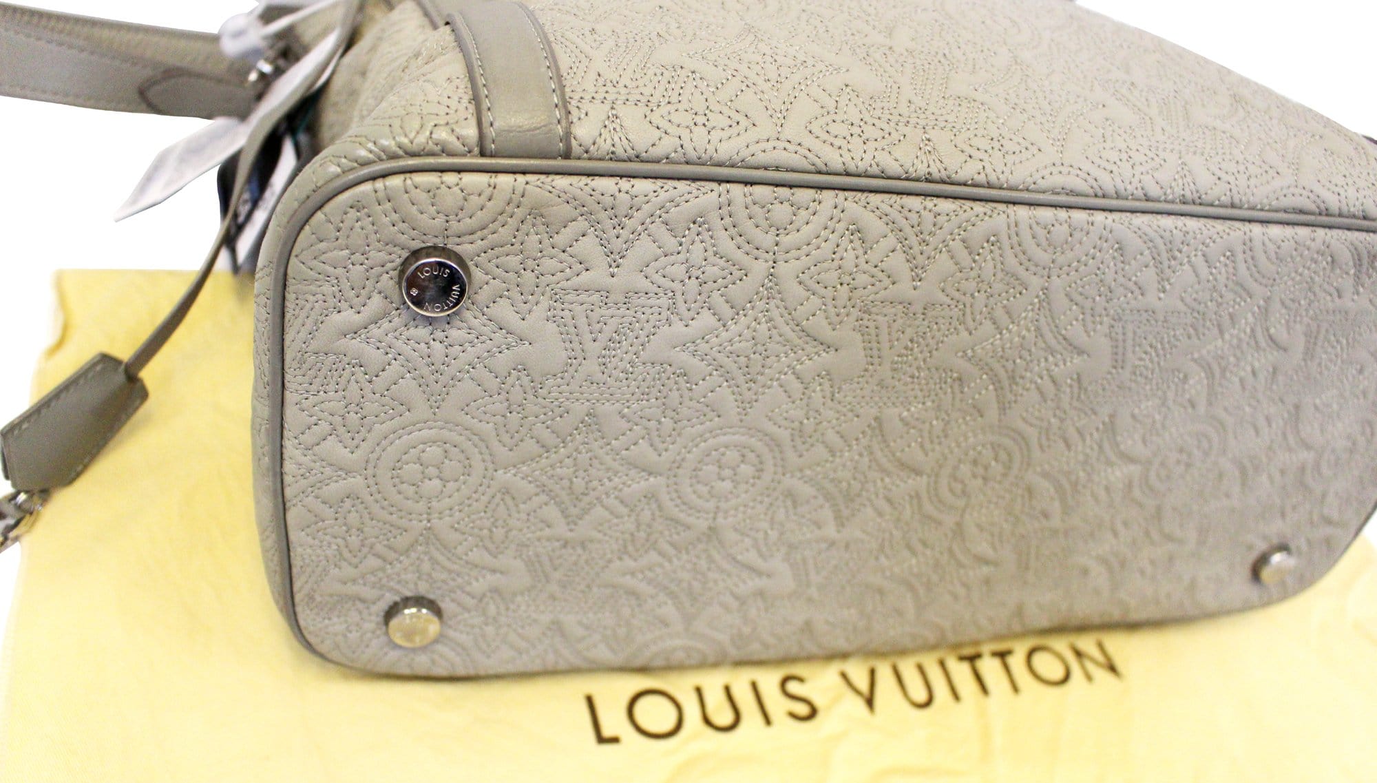 Louis Vuitton Gris Antheia Monogram Leather Ixia PM Bag 235lvs56