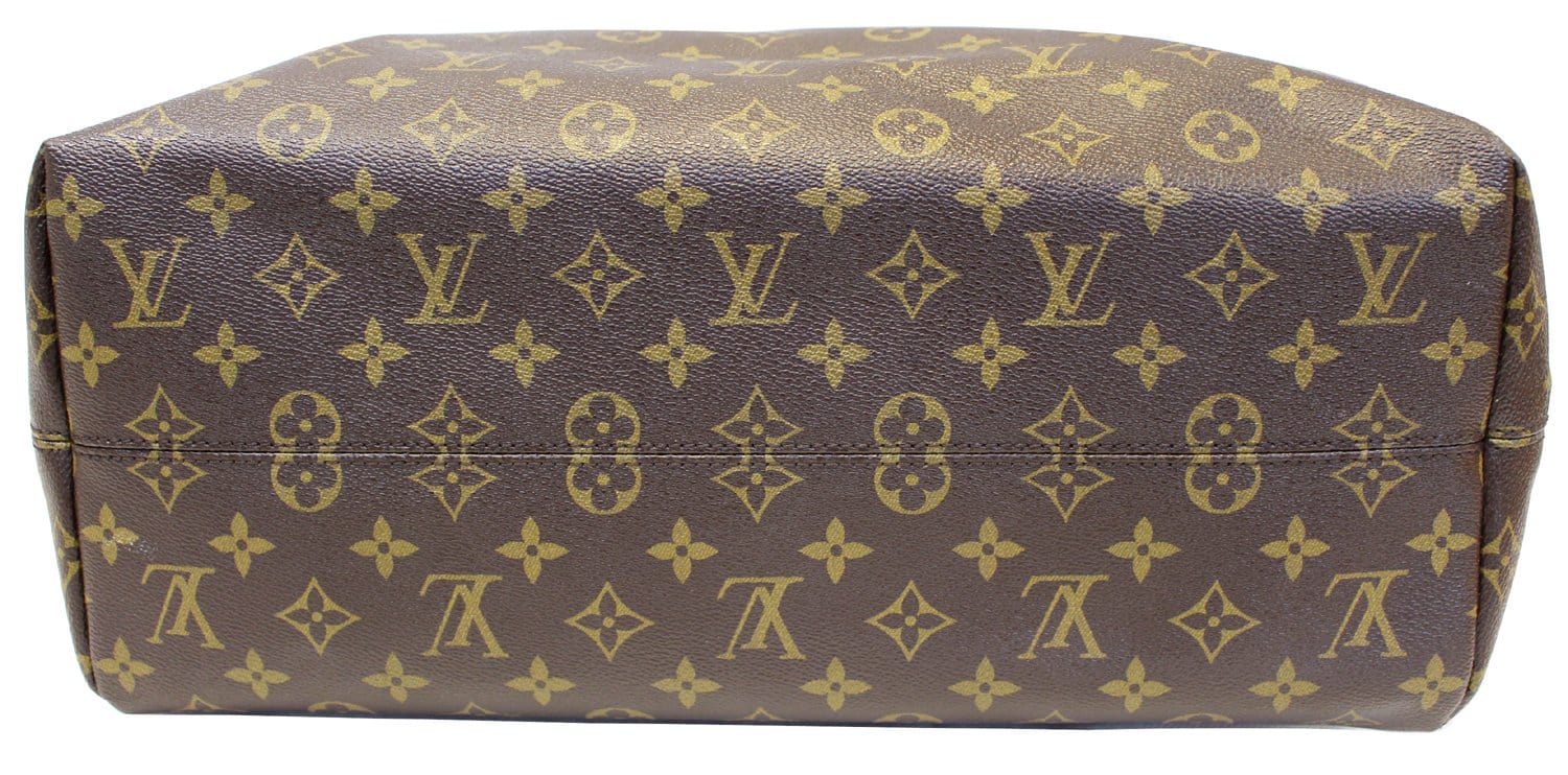 LOUIS VUITTON Monogram Canvas Raspail MM Brown Tote Bag E4231