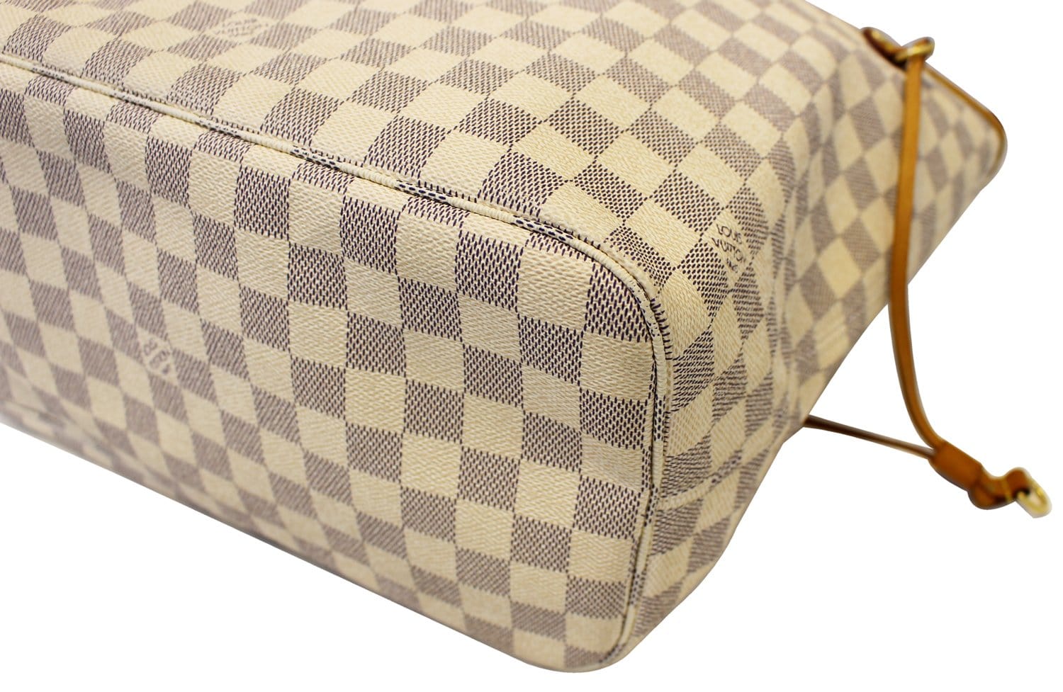 Pre-Owned Louis Vuitton Neverfull Damier Azur MM Tote Bag - Excellent  Condition 