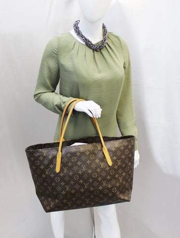 LOUIS VUITTON Monogram Canvas Raspail MM Brown Tote Bag