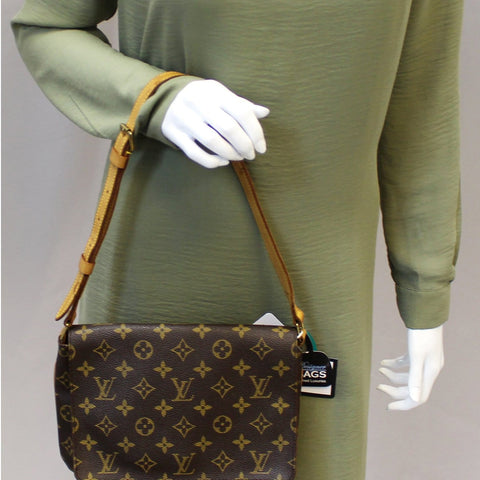 LOUIS VUITTON Monogram Canvas Musette Tango Shoulder Bag