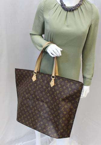 LOUIS VUITTON Monogram Canvas All-In GM Shoulder Bag