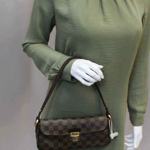 LOUIS VUITTON Damier Ebene Ravello PM Shoulder Bag