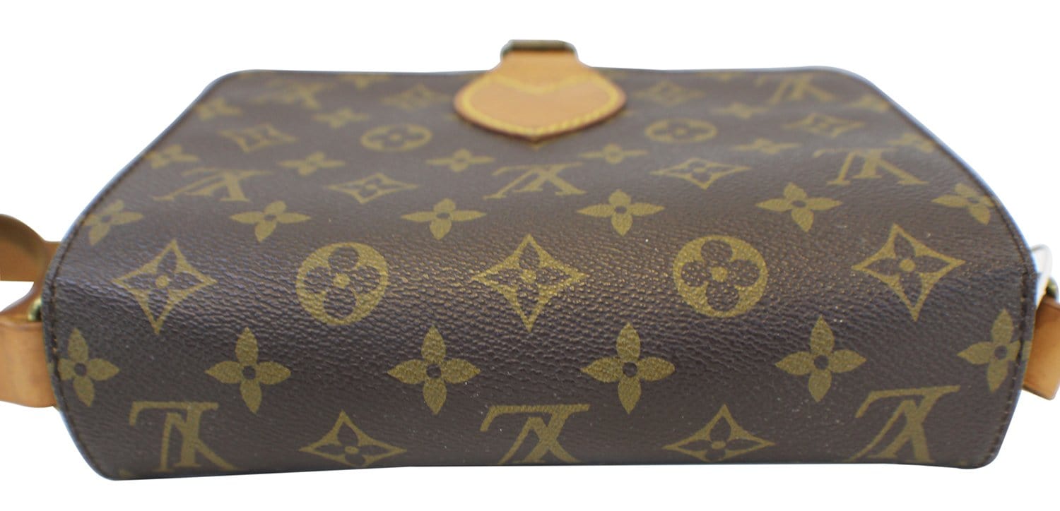 Louis Vuitton Black Brown Monogram Cartouchiere MM One Size - 35% off