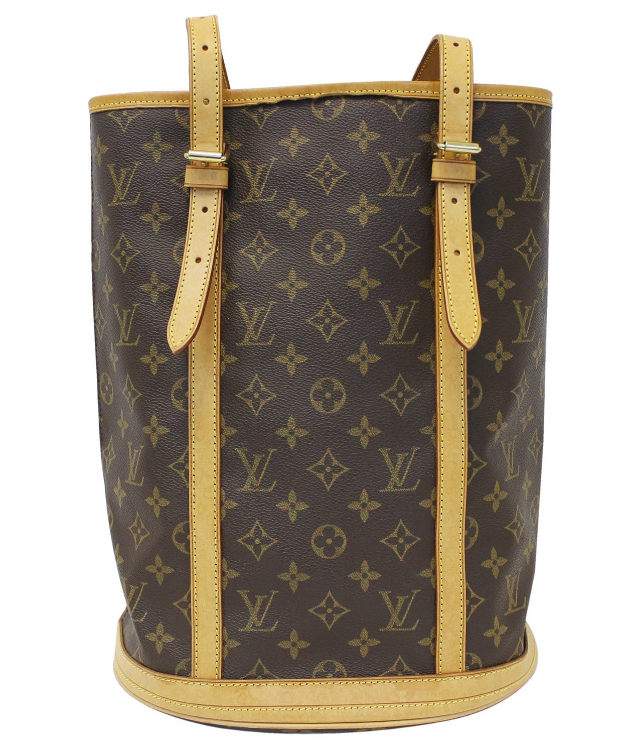 Louis Vuitton Classic Monogram Canvas Petit Bucket Bag.  Luxury, Lot  #76014
