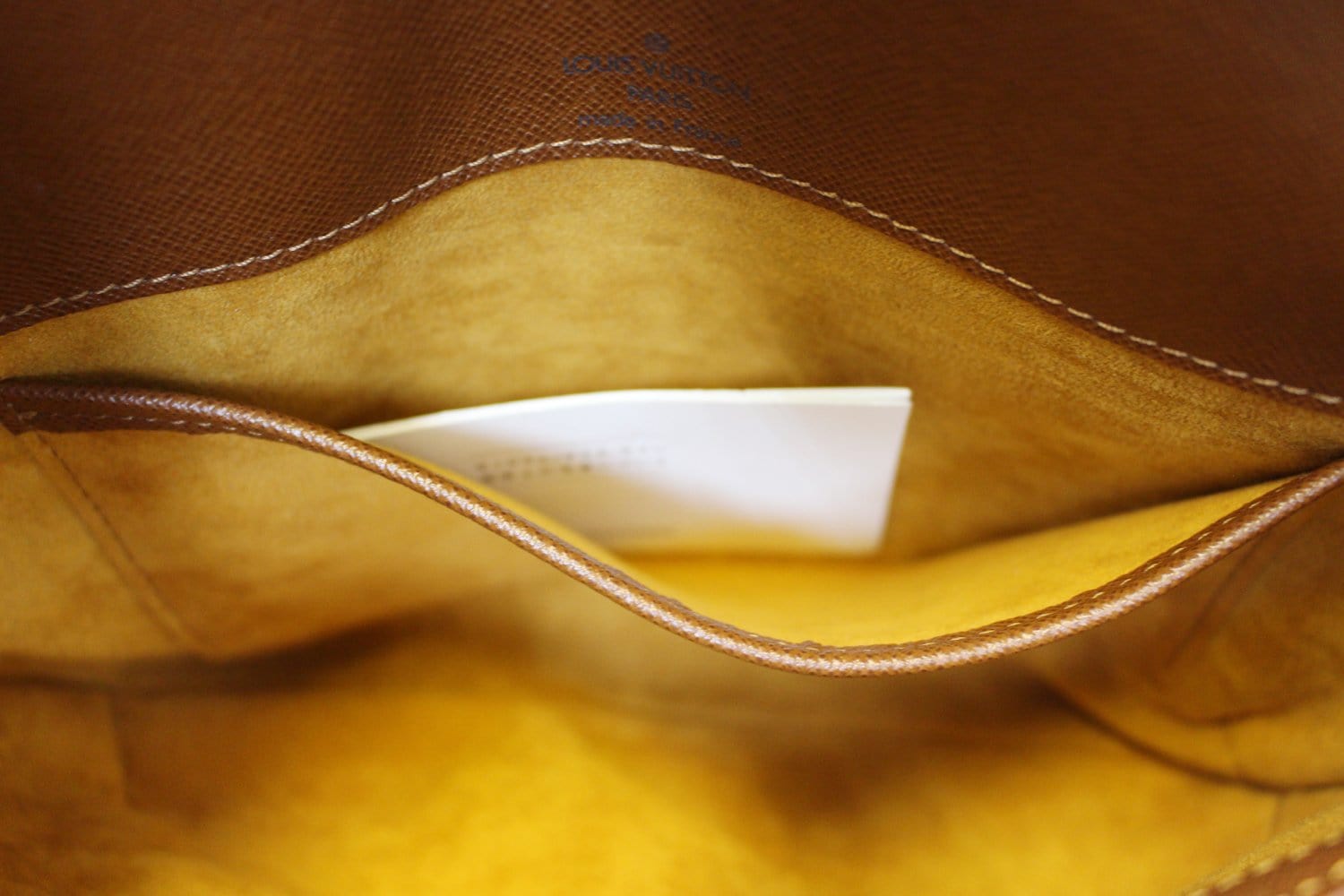 Ring Saddle Bag - Tango Yellow