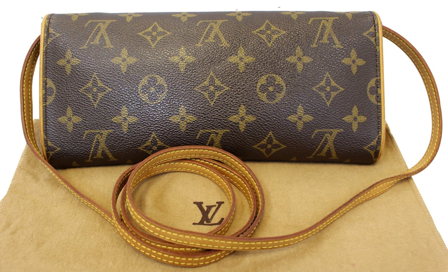 Louis Vuitton Vintage Monogram Pochette Twin PM Shoulder Bag at 1stDibs