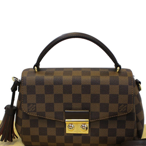 Louis Vuitton Damier Ebene Croisette Shoulder Bag