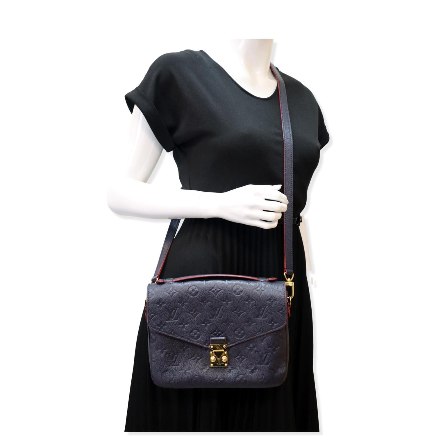 Louis Vuitton Metis Pochette Empreinte Leather Bag