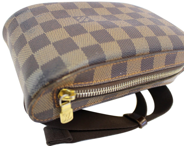 LOUIS VUITTON Damier Ebene Geronimos Brown Hip Bag