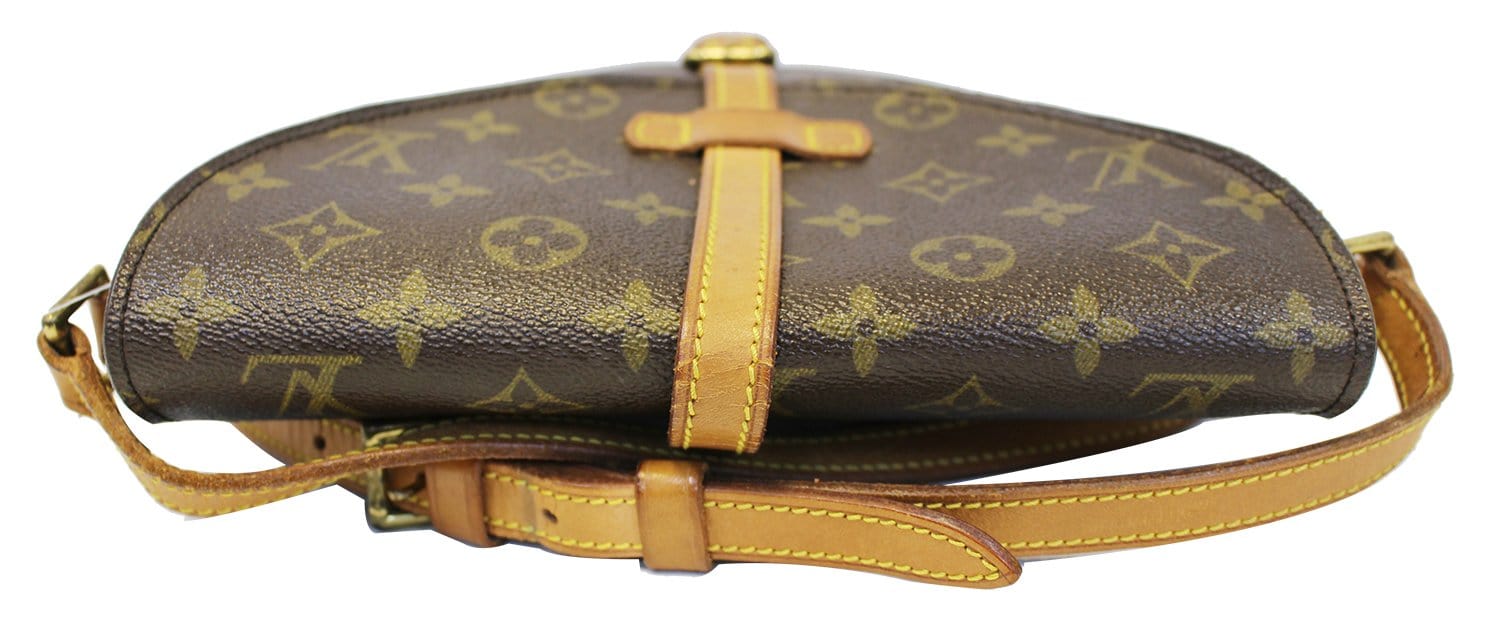 Authentic Louis Vuitton Chantilly MM Shoulder Bag Crossbody Brown #20546