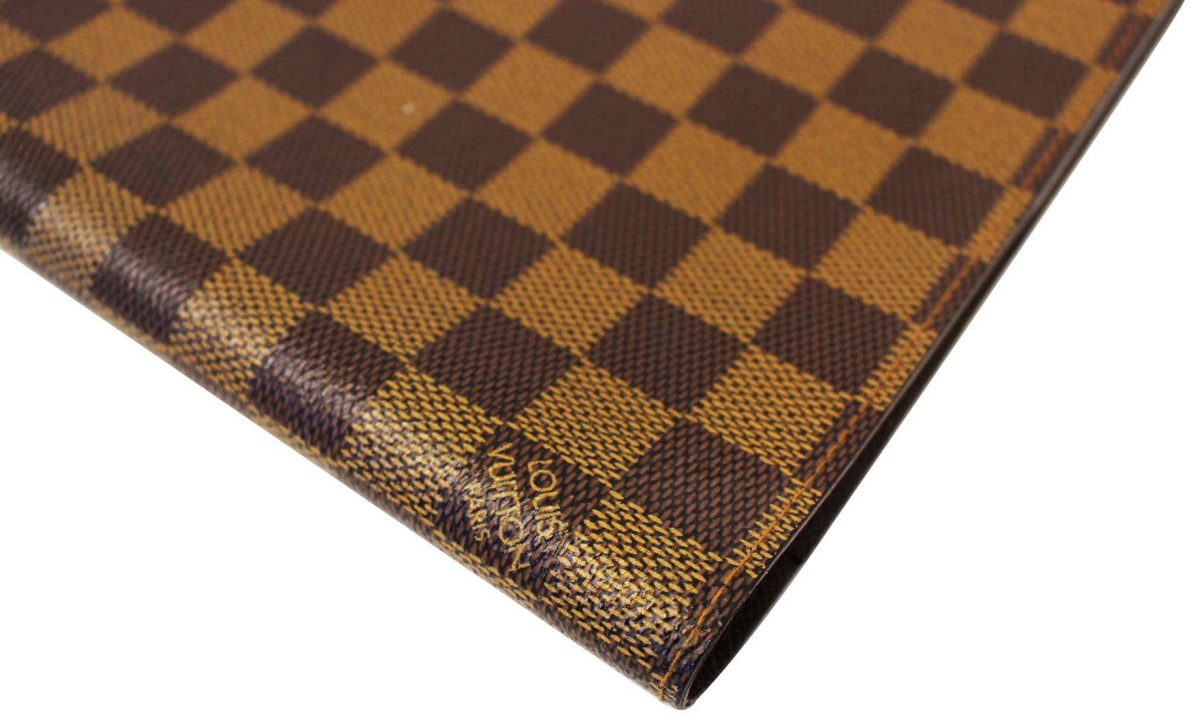 Authenticated Used Louis Vuitton Agenda PM Women's/Men's Notebook Cover  R20700 Damier Ebene (Brown) 