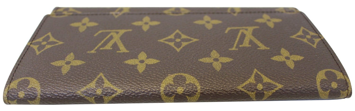 Louis Vuitton long checkbook or cardholder flap wallet great