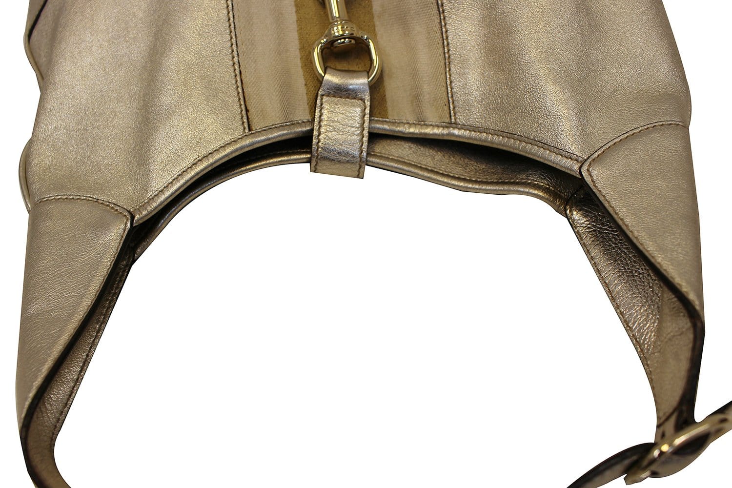 GUCCI Web Jackie O Bouvier Medium Leather Hobo Bag-US