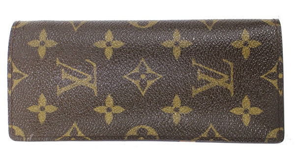 LOUIS VUITTON Monogram Etui Lunettes Simple Glasses Case