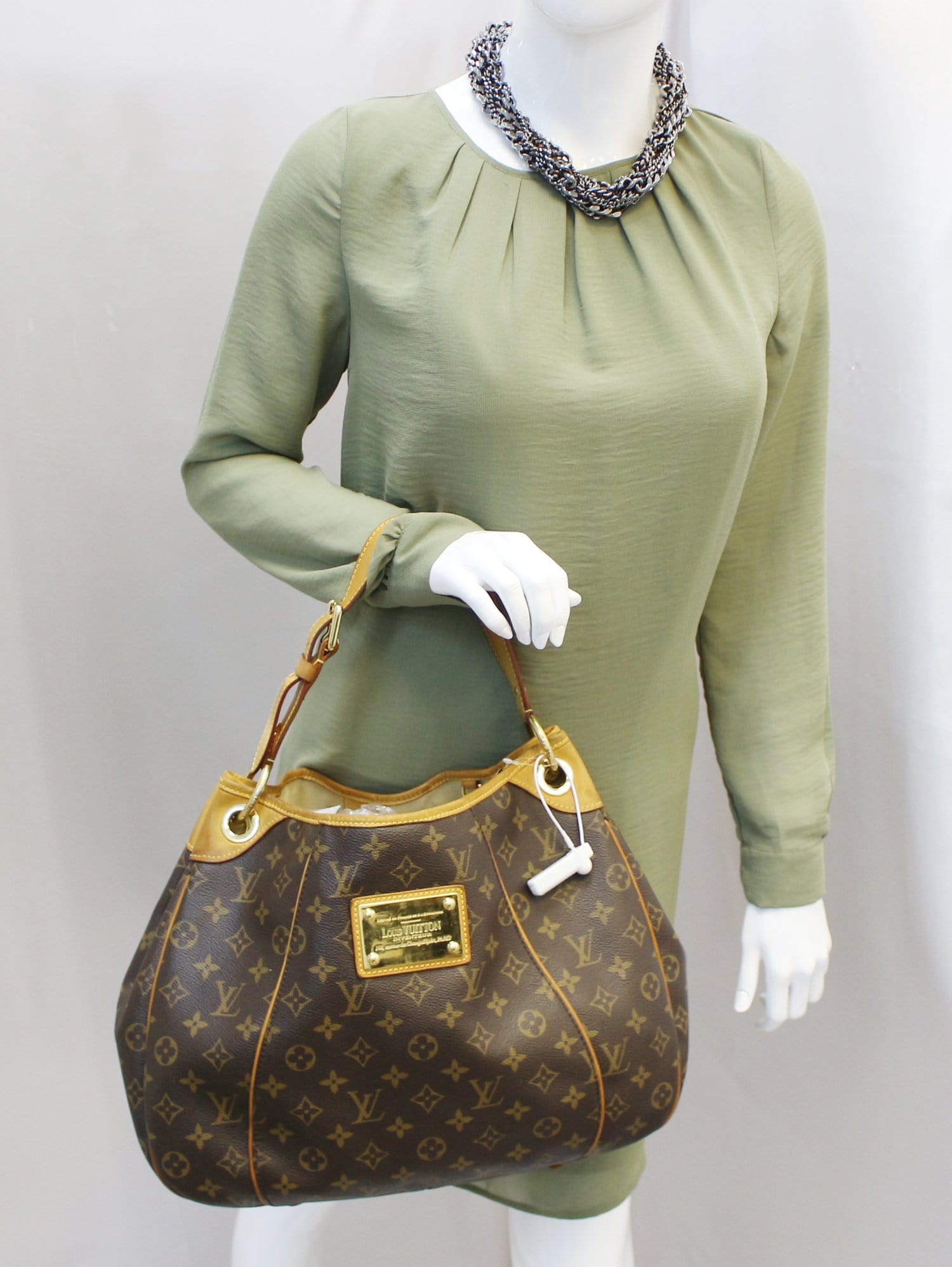 Louis Vuitton Monogram Galliera PM Brown Shoulder Handbag