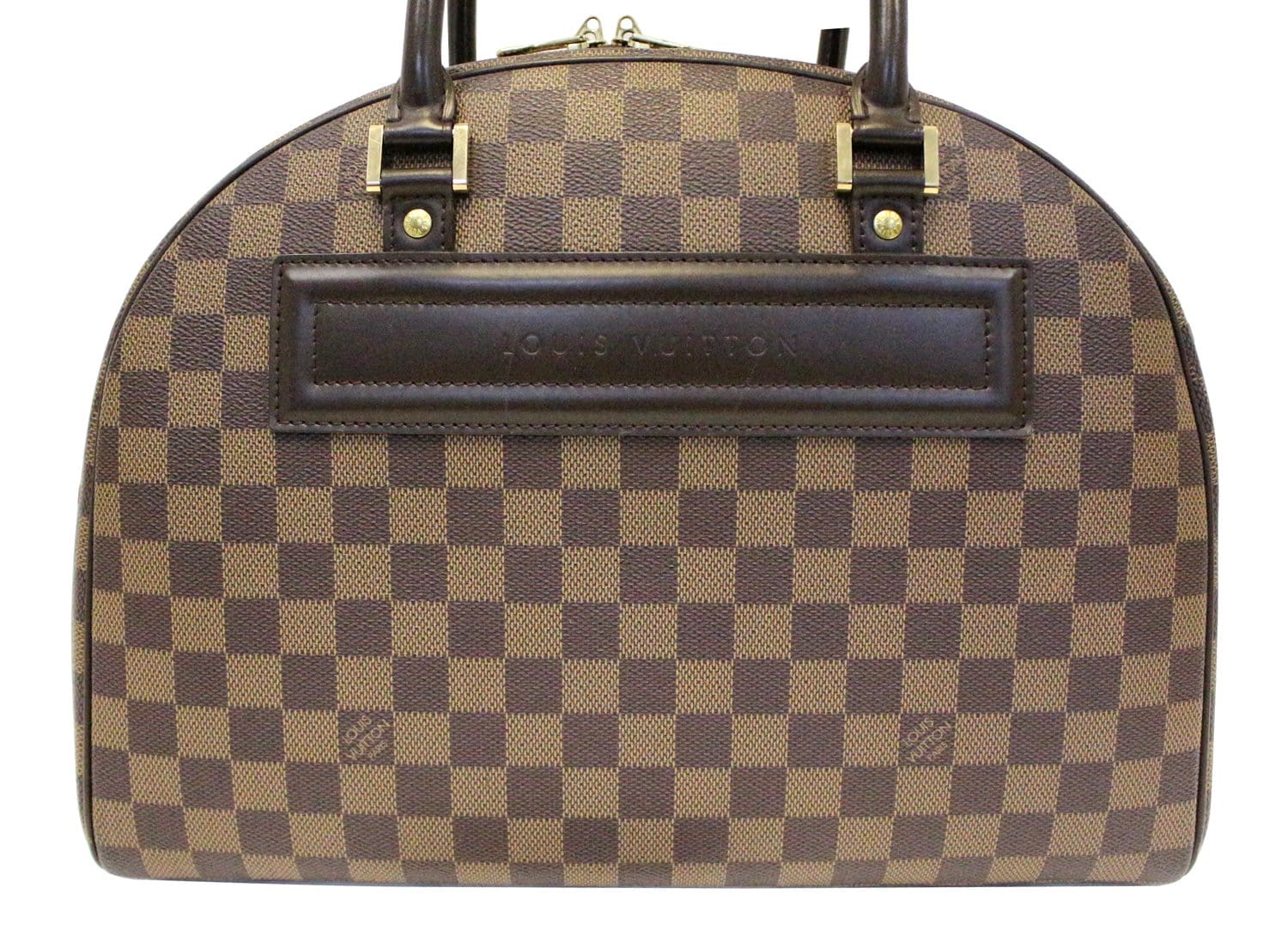 Pre love Louis Vuitton Damier Ebene Nolita Satchel Bag, Luxury