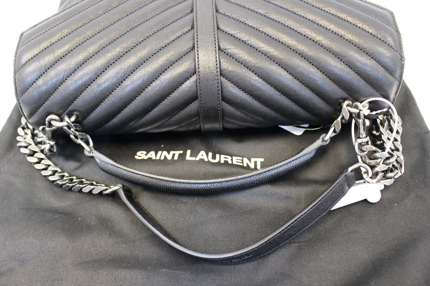 YVES Saint Laurent Large Monogram Envelope Chain Shoulder Bag