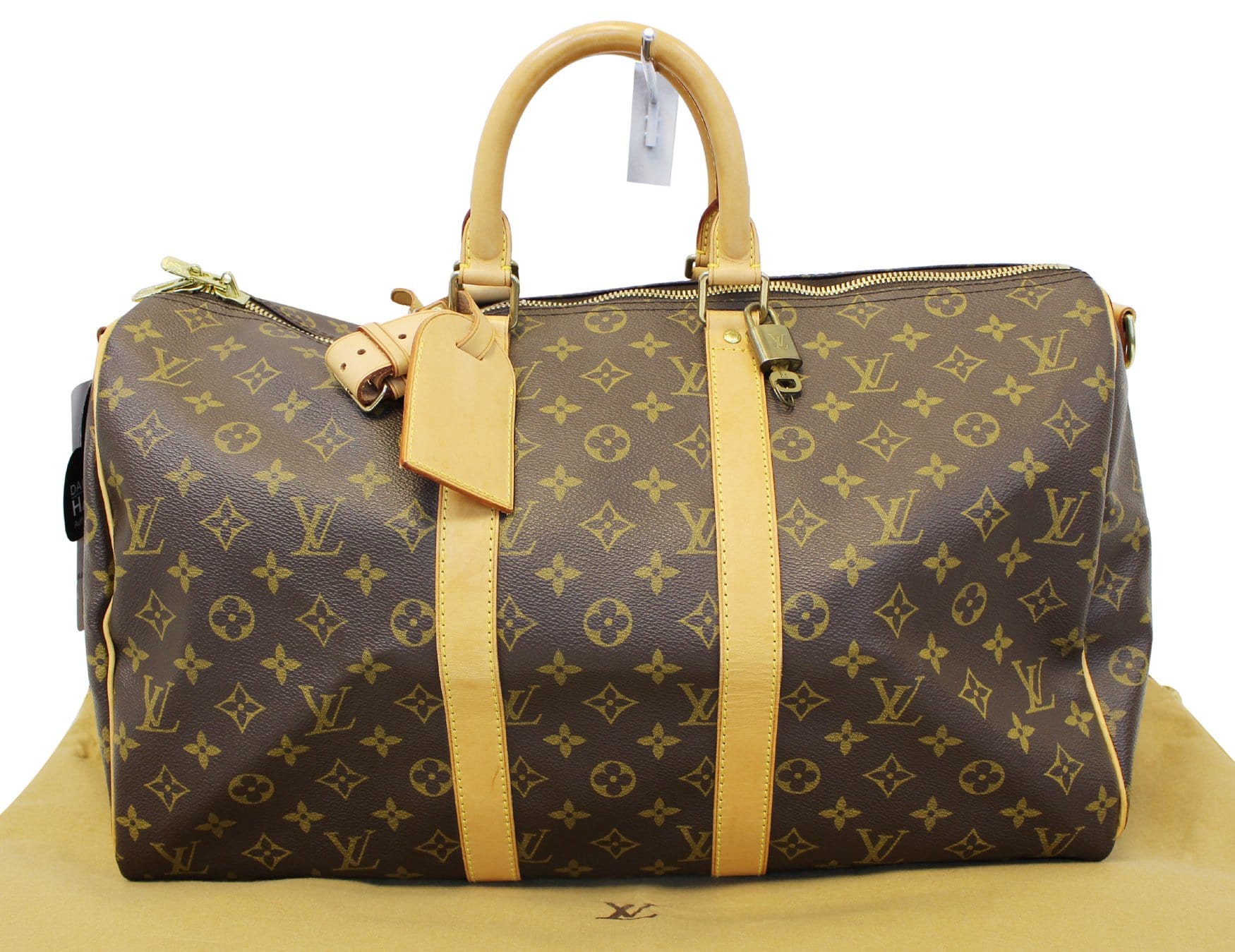 Louis Vuitton Monogram Keepall Bandouliere 45 Duffle Bag with Strap 1122lv11