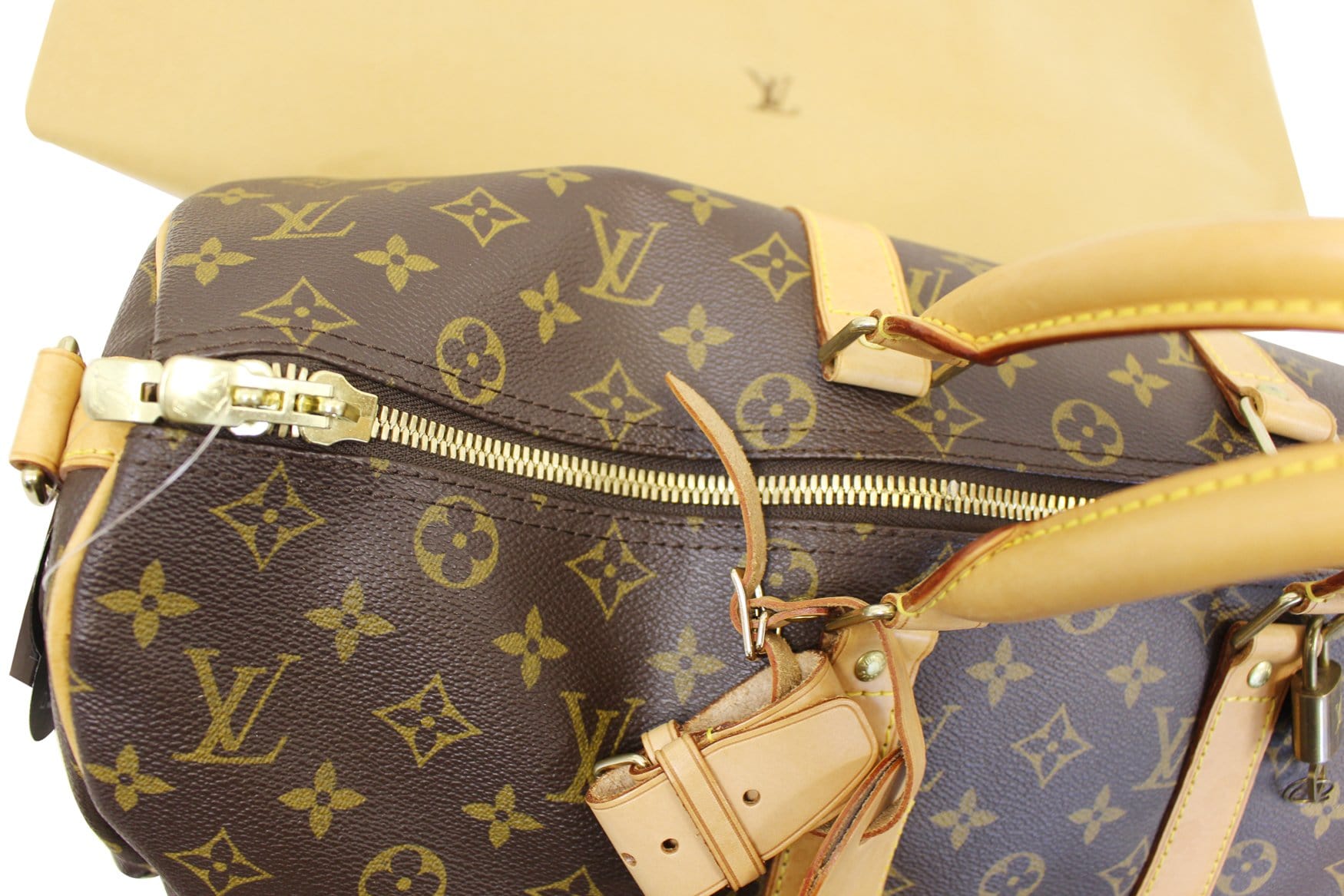 Louis Vuitton Monogram Keepall 45 Duffle Bag 855259 at 1stDibs