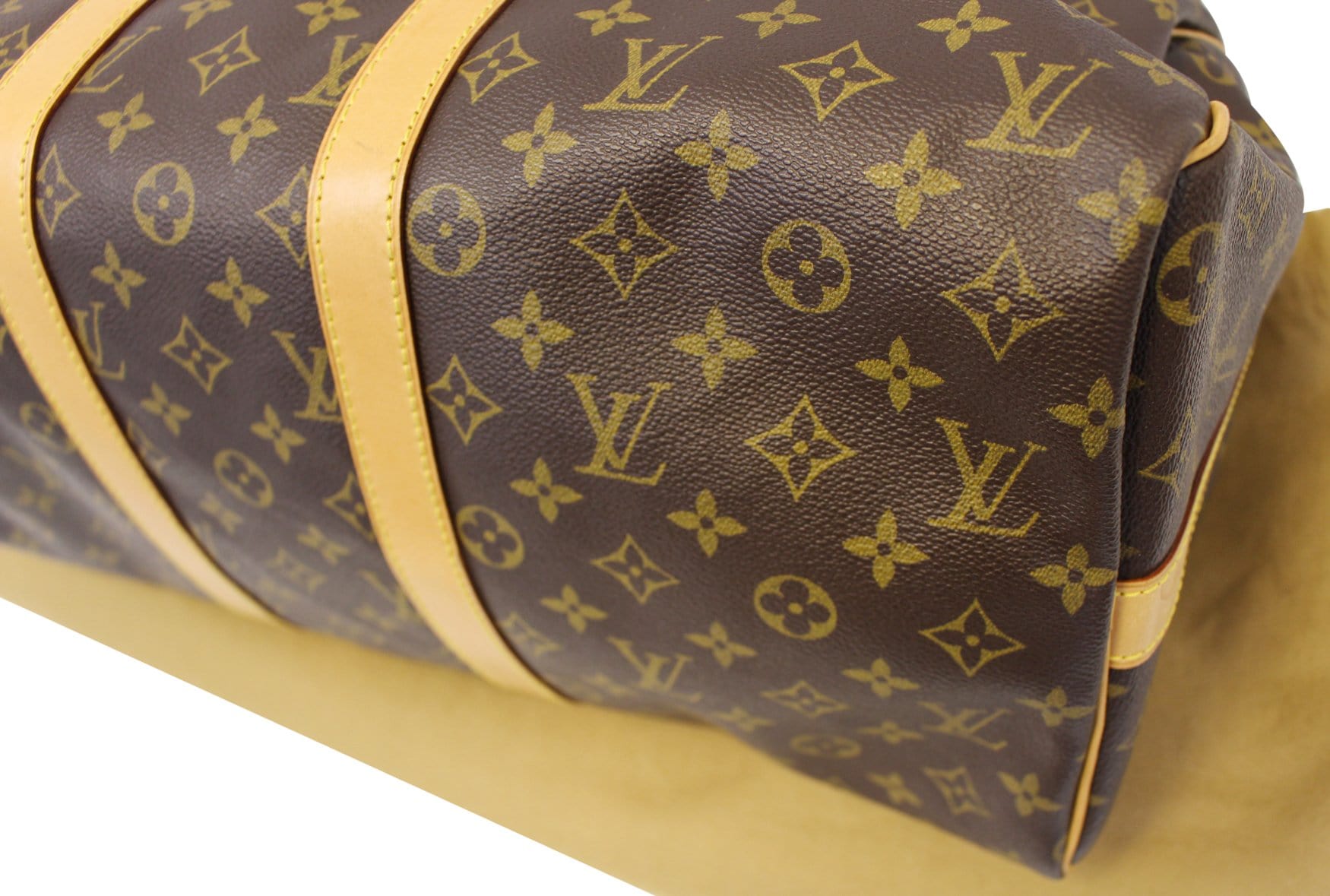 Louis Vuitton Keepall Bandouliere Bag Monogram Revelation Leather 45 Brown  2207801