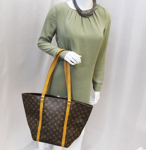 LOUIS VUITTON Monogram Canvas Sac Shopping Tote Bag