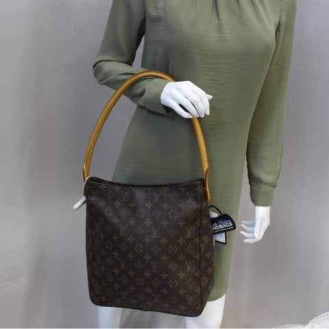 LOUIS VUITTON Monogram Canvas Looping GM Shoulder Bag-US