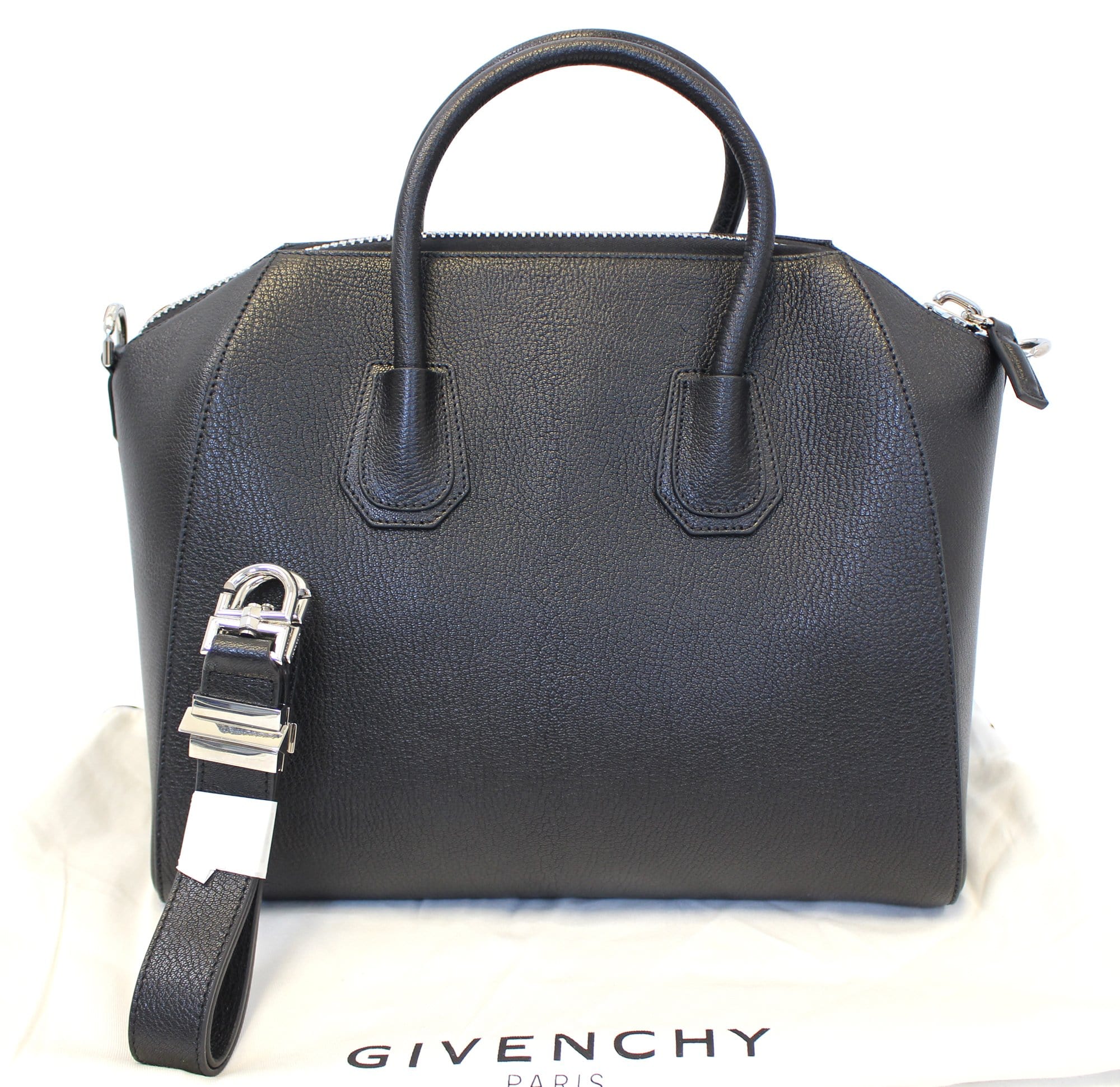 Givenchy Large Antigona Clutch in Black