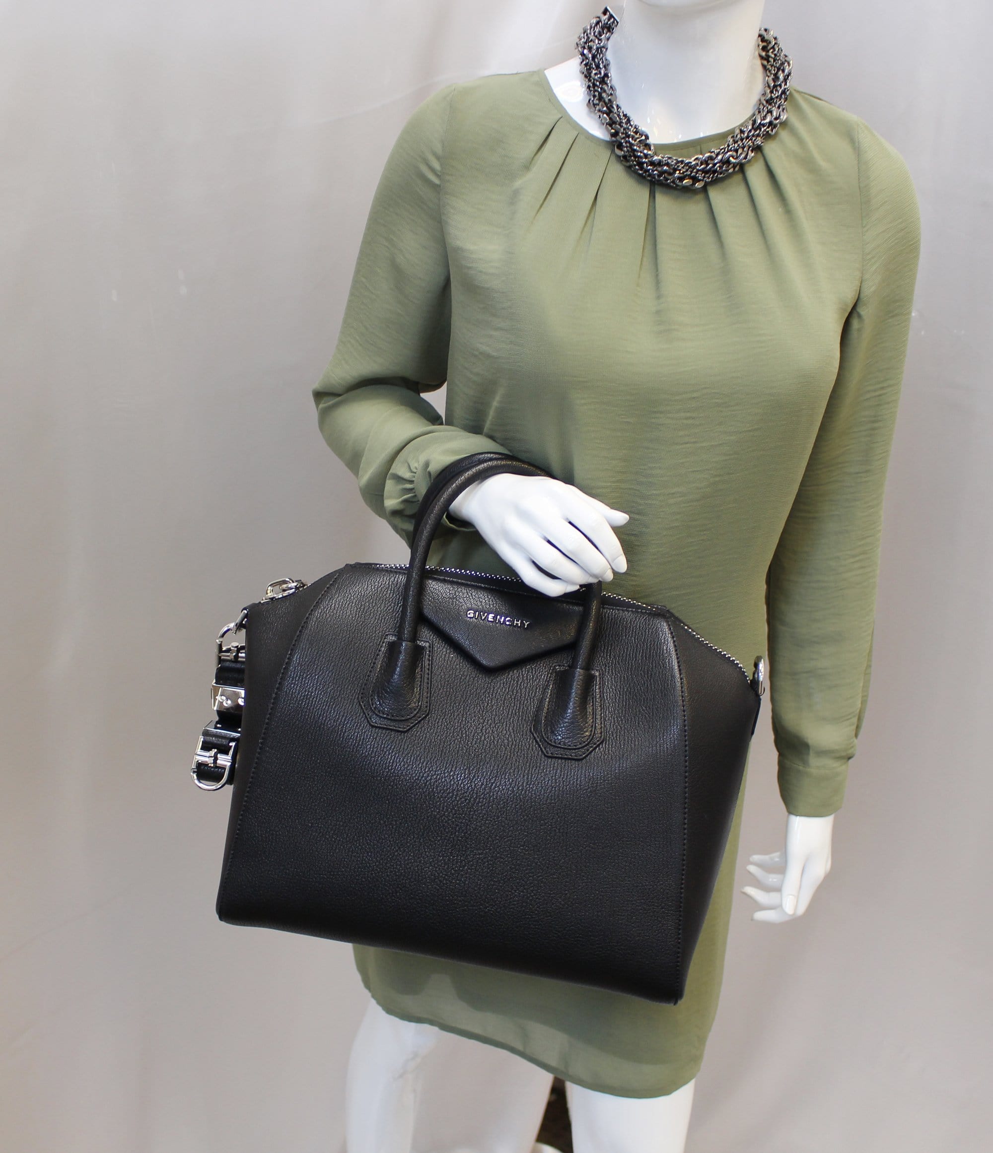 Givenchy Antigona Envelope Clutch - Black Clutches, Handbags