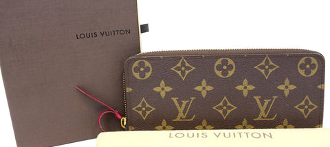 LOUIS VUITTON Monogram Canvas Clemence Wallet