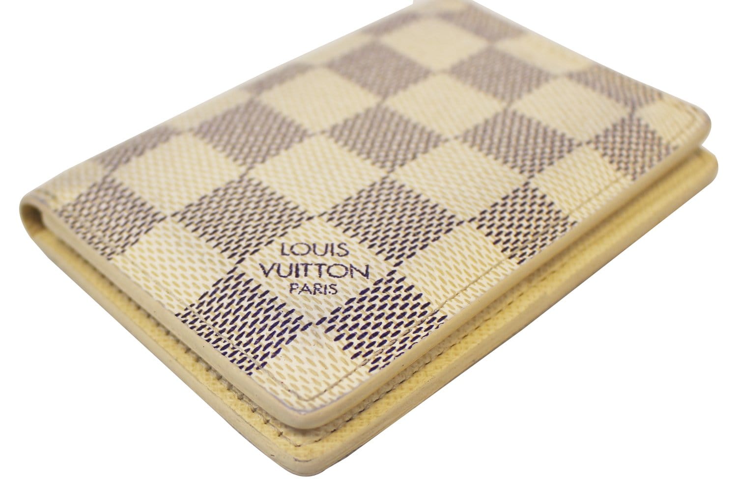 Upcycled Louis Vuitton Cardholder Damier Azur – Teres