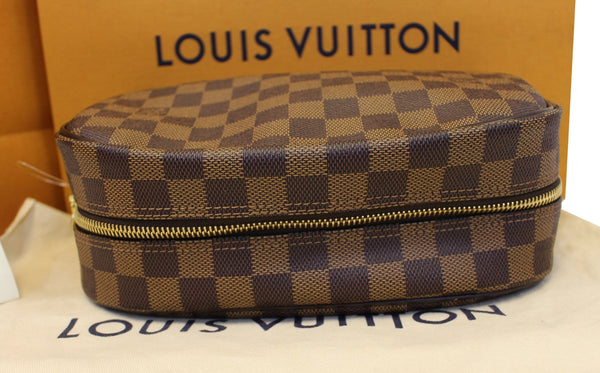 LOUIS VUITTON Damier Ebene Toiletry Cosmetic Pouch