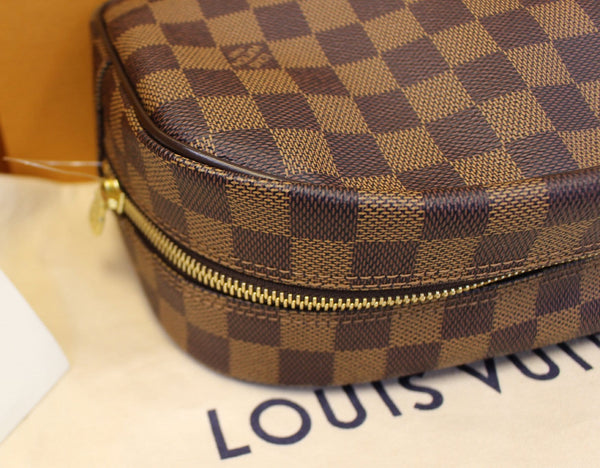 LOUIS VUITTON Damier Ebene Toiletry Cosmetic Pouch