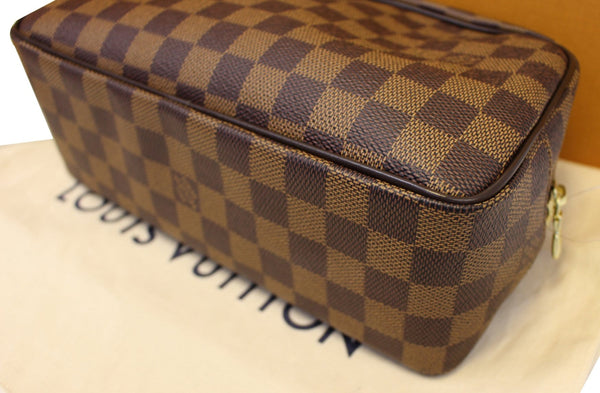 LOUIS VUITTON Damier Ebene Toiletry Cosmetic Pouch