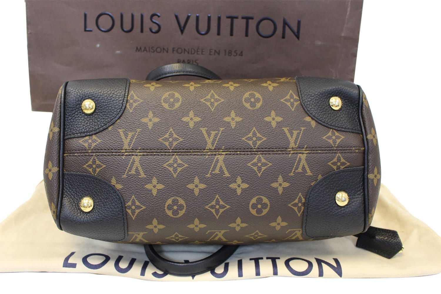 Louis Vuitton Black Monogram Canvas Estrela MM NM Bag