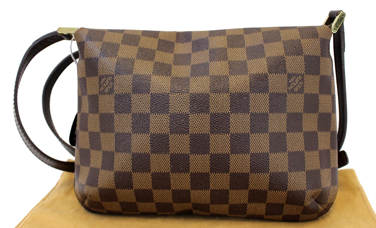 Louis Vuitton Damier Ebene Canvas Musette Tango Bag Louis Vuitton