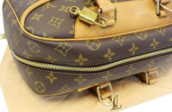 LOUIS VUITTON Monogram Canvas Deauville Boston Satchel Bag