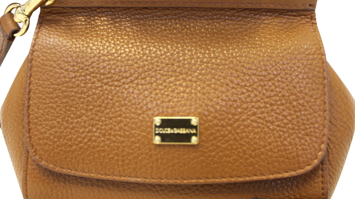 Dolce & Gabbana Small Sicily Handbag in Orange