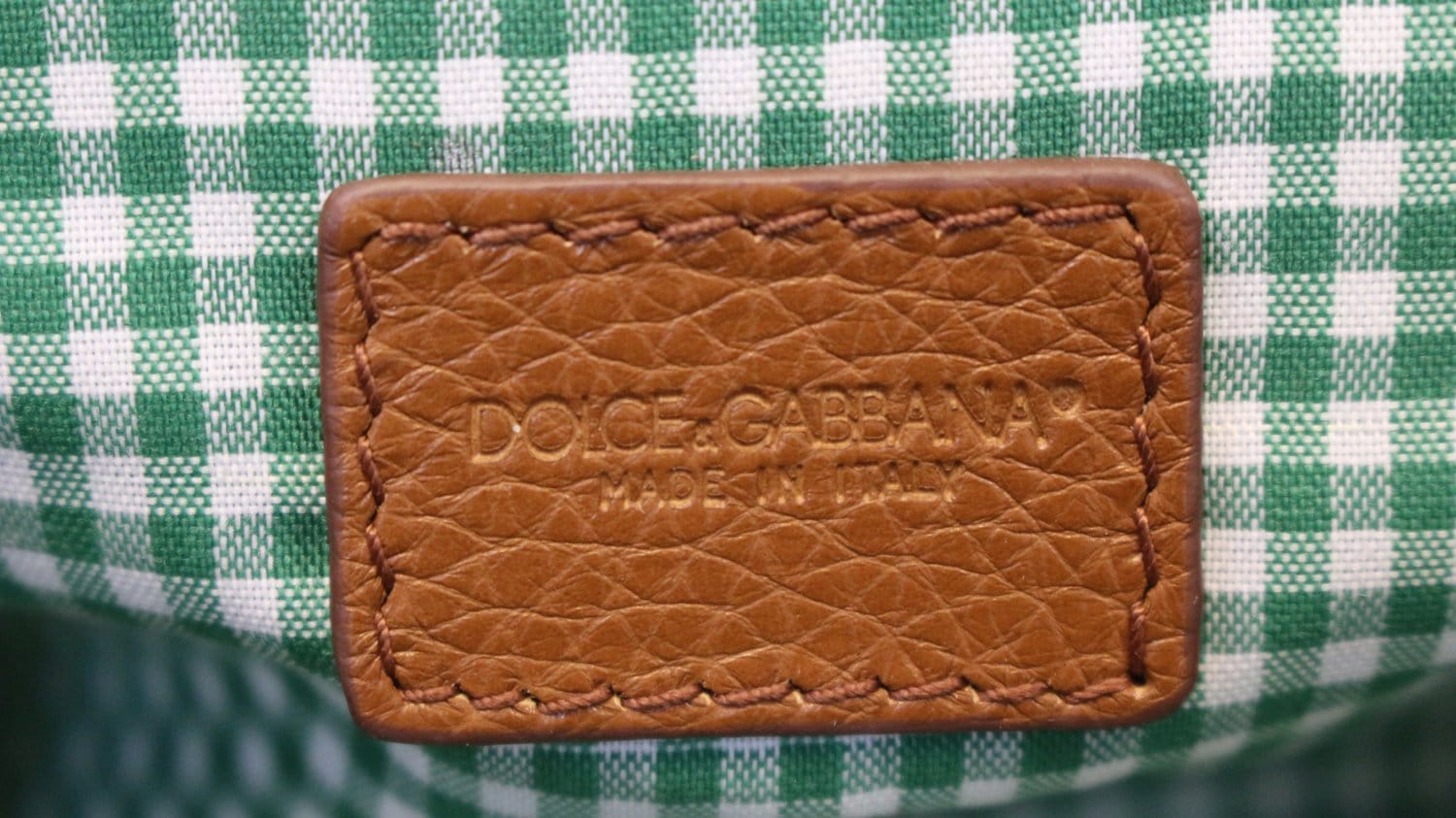 Sicily Medium Leather Shoulder Bag in Brown - Dolce Gabbana